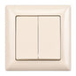VISAGE Schuko Steckdose Dimmer Creme Jalousie Schalter Taster Rahmen Visage Unterputz - WEIM24