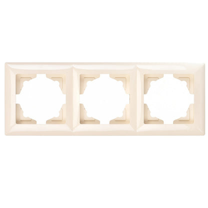 VISAGE Schuko Steckdose Dimmer Creme Jalousie Schalter Taster Rahmen Visage Unterputz - WEIM24
