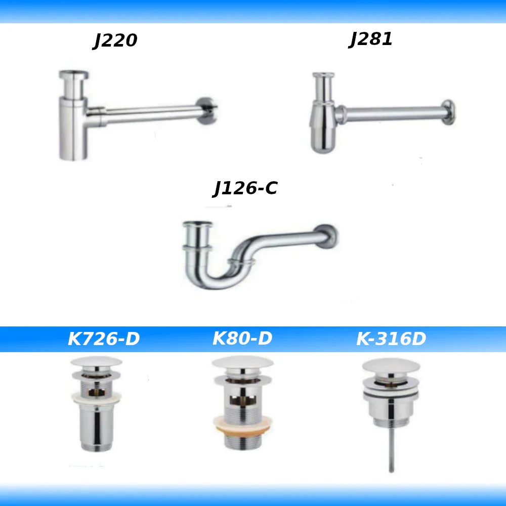 Röhrensiphon Waschbecken - Siphon Geruchsverschluss für Waschtisch Ablauf - WEIM24