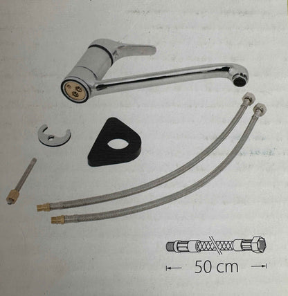 Sanitop-Wingenroth AquaSu Spültischarmatur „JETMIX“ Chrom Einhebelmischer