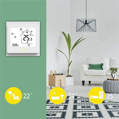 Raumthermostat für Fußbodenheizung programmierbar