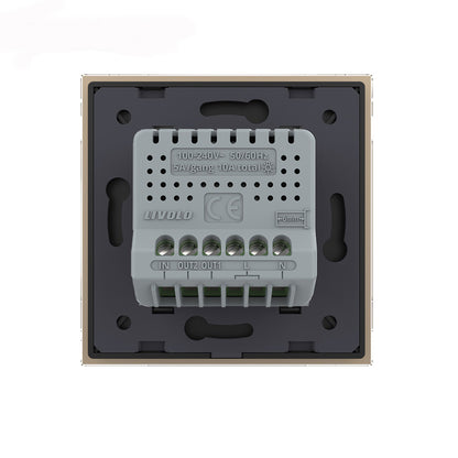 Touch-Taster für intelligente Relais in gold für 230V