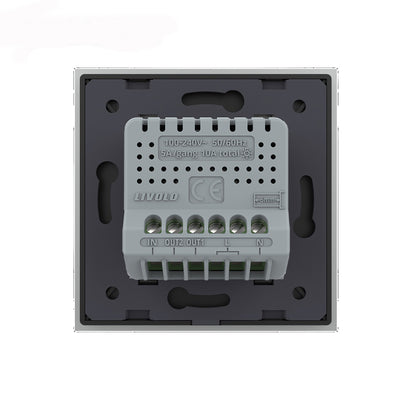 Livolo Taster für Haus-Automation mit Glasblende in Grau