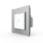 Einfacher NOTCH-Lichtschalter in grauer Glasblende