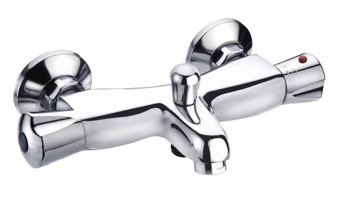 CON:P „LAO“ Thermostat-Wannenarmatur (chrom)