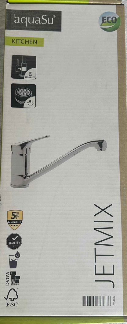 Sanitop-Wingenroth AquaSu Spültischarmatur „JETMIX“ Chrom Einhebelmischer