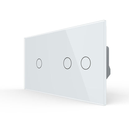 LIVOLO Wechselschalter + Kreuzschalter + Serienschalter mit Glasrahmen