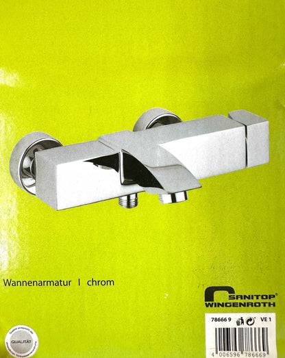 AquaSu „SONDRIO“ Wannen-Einhebelmischer (chrom)