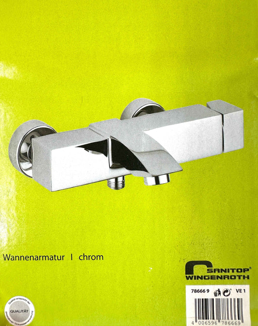 AquaSu „SONDRIO“ Wannen-Einhebelmischer (chrom)