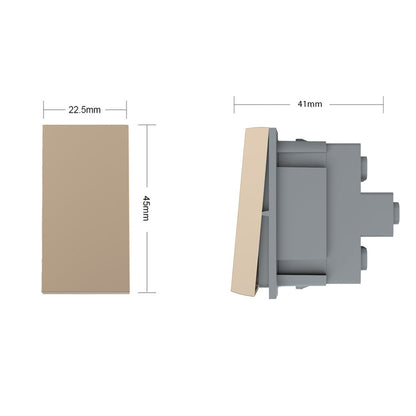 Livolo halbes Wipp Wechselschalter Modul in Gold