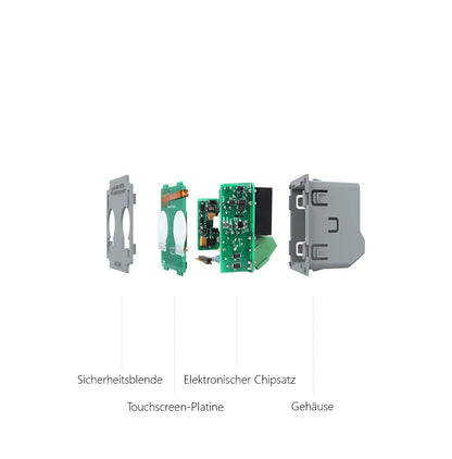 LIVOLO Touch EC Lichtschalter + Wechselschalter Schwarz
