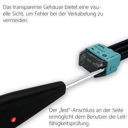 10 Stück Dosenklemmen 6 Fach Steckklemmen Steckverbinder UC42-06