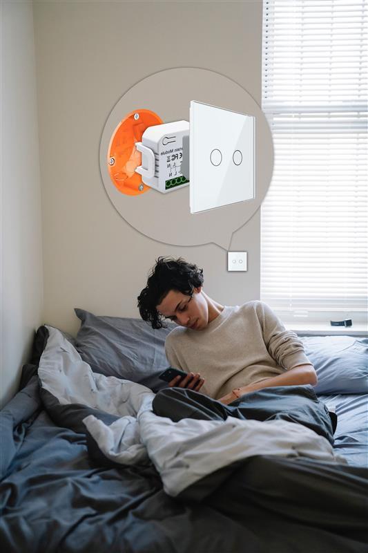 Modul für Jalousien Rollladen optional mit Fernbedienung WIFI + Funk WLAN - Livolo-Deutschland