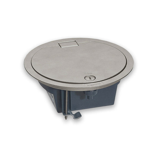 Legrand Boden-/Wandtank Edelstahl Rund 2 Fach versenkbar IP66 088064