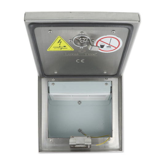 IP54 Bodentank mit Edelstahl-Deckel für bis zu 6 Steckdosen