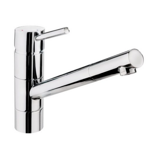 Aqua-Su "Barca" Spültisch-Einhebelmischer (chrom) HEIMWERKA