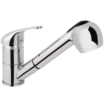 Aqua-Su "Tiado" Spültisch-Einhebelmischer (herausziehbar, chrom) - WEIM24