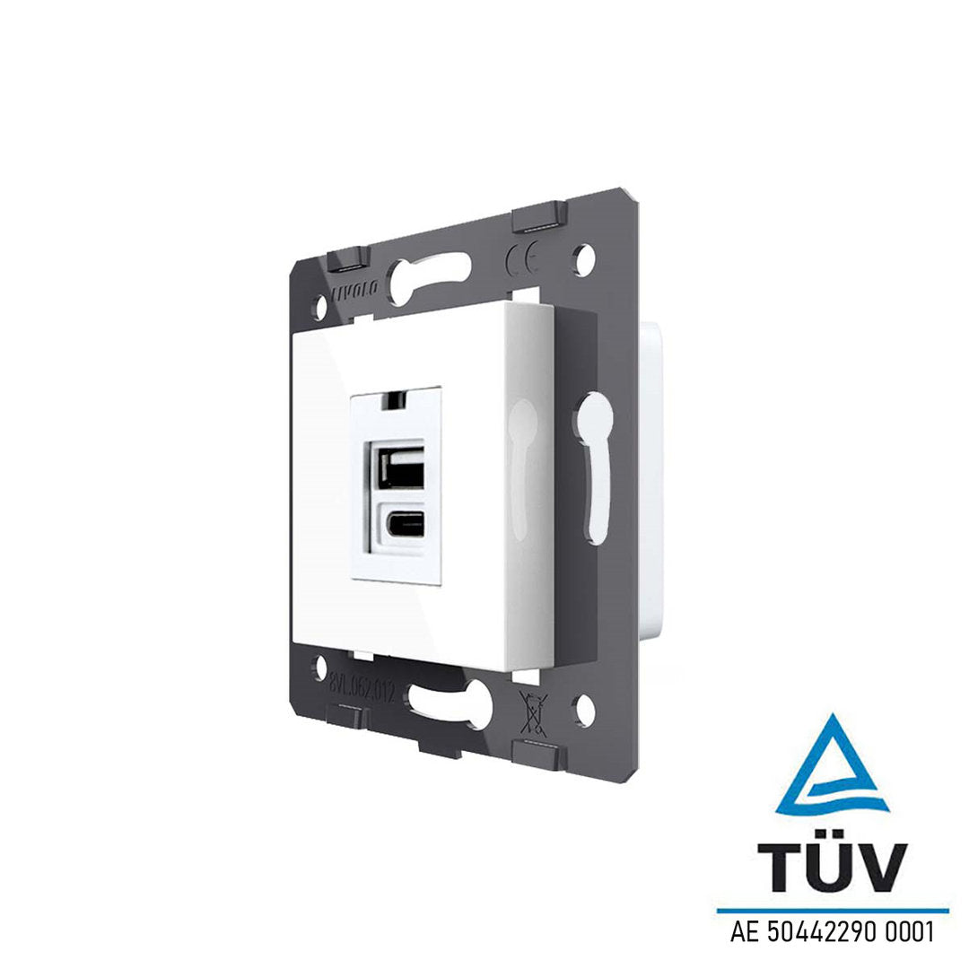 Livolo Modul zum Aufladen USB-A + USB-C