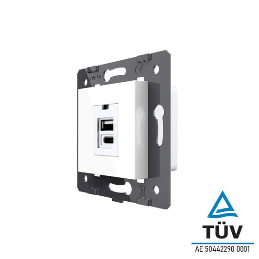 Livolo Modul zum Aufladen USB-A + USB-C