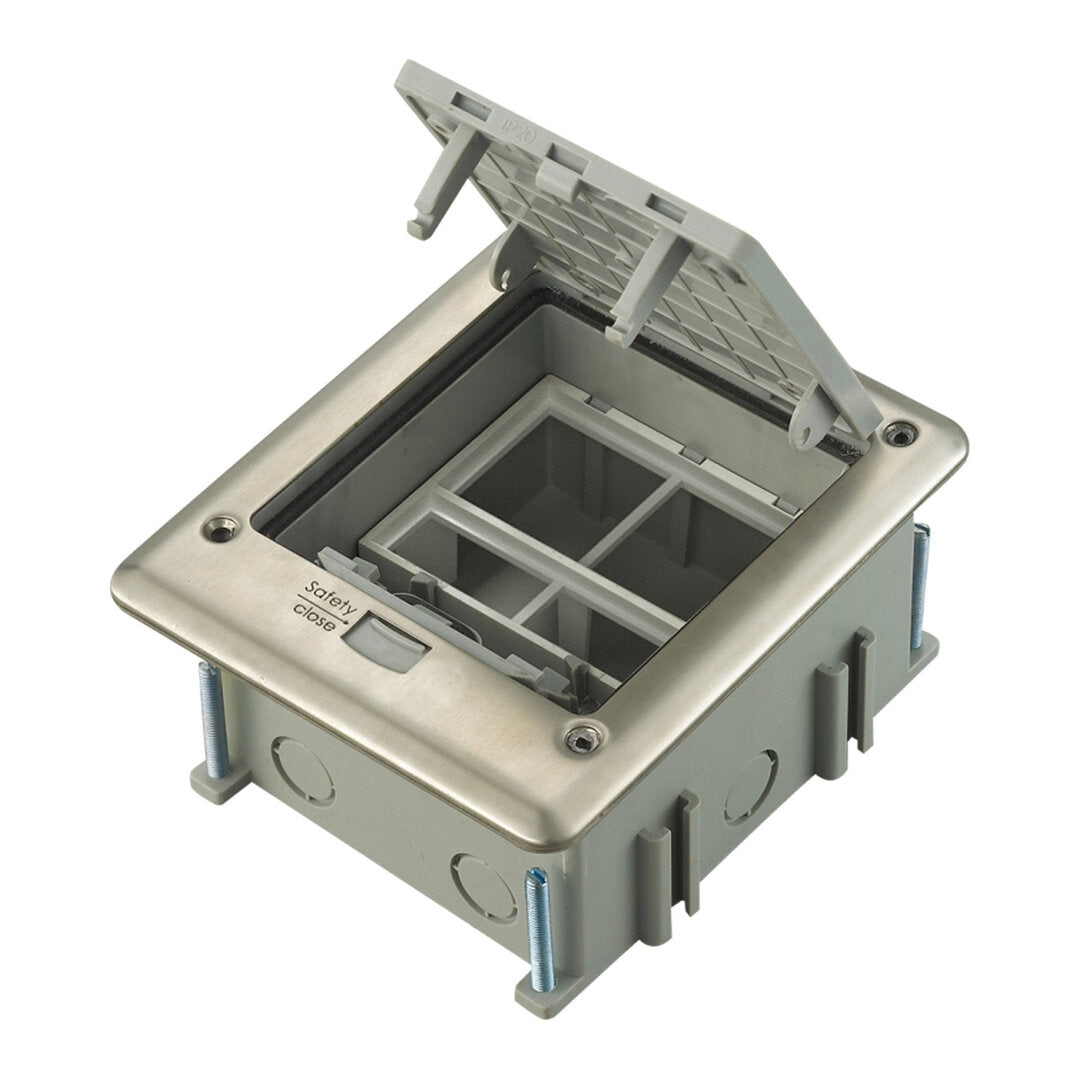 Modularer Bodentank mit Steckdosen – IP66, erweiterbar für Mehrfachinstallation - Livolo-Deutschland