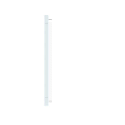 Weiße Glasblende für 5 2-fache Touch-Schalter