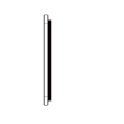 Schwarze Glasblende für 3 1-fache, 1 2-fachen Touch-Schalter + Modul