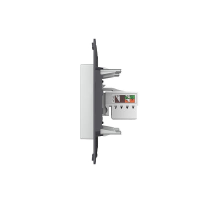 Livolo graues Telefon- und Netzwerk-Modul