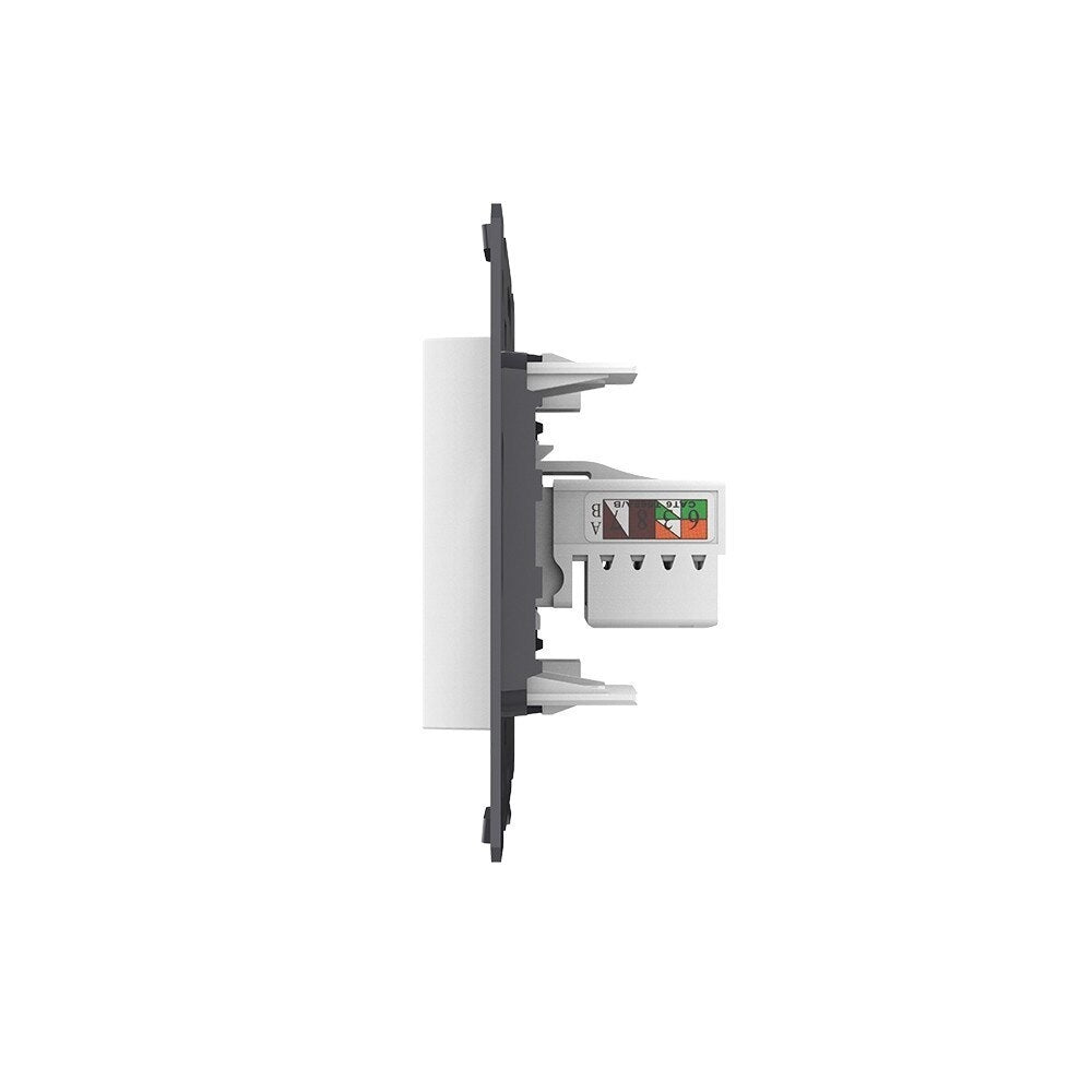 Livolo Netzwerk-Anschluss in weiß CAT5e