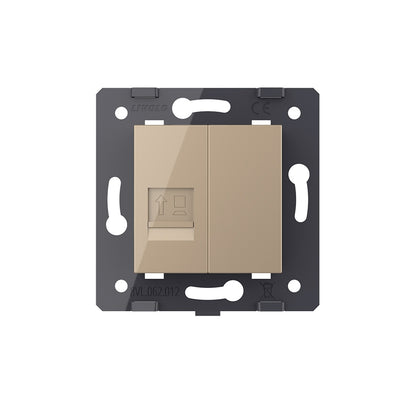 Livolo einfaches LAN-Modul CAT6A in gold