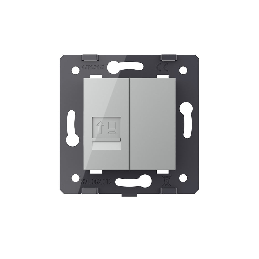 Livolo einfaches, graues LAN-Modul CAT6A