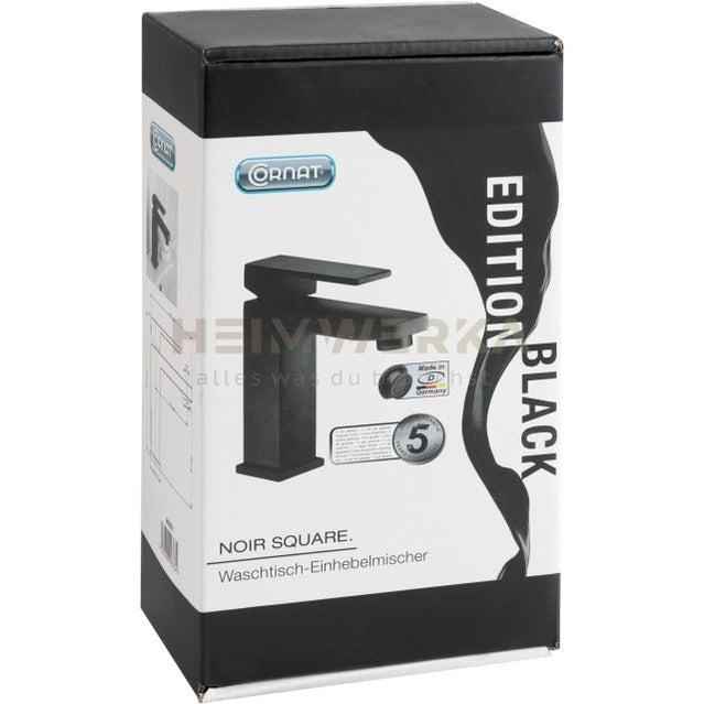 Cornat "NOIR SQUARE" Waschtisch-Einhebelmischer