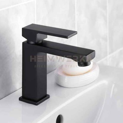 Cornat "NOIR SQUARE" Waschtisch-Einhebelmischer