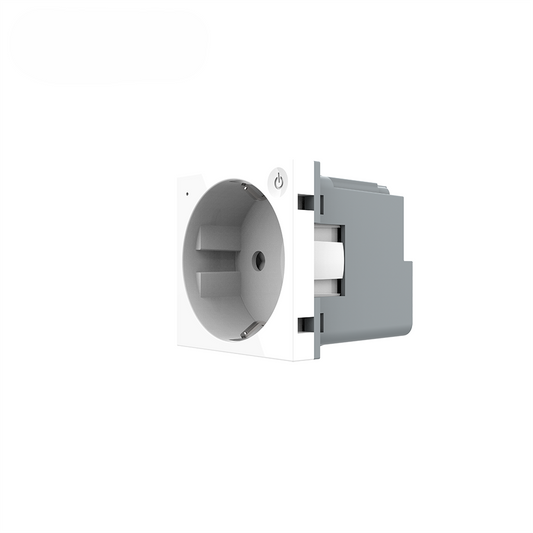LIVOLO Modul EC Steckdose für Glasrahmen in Weiß