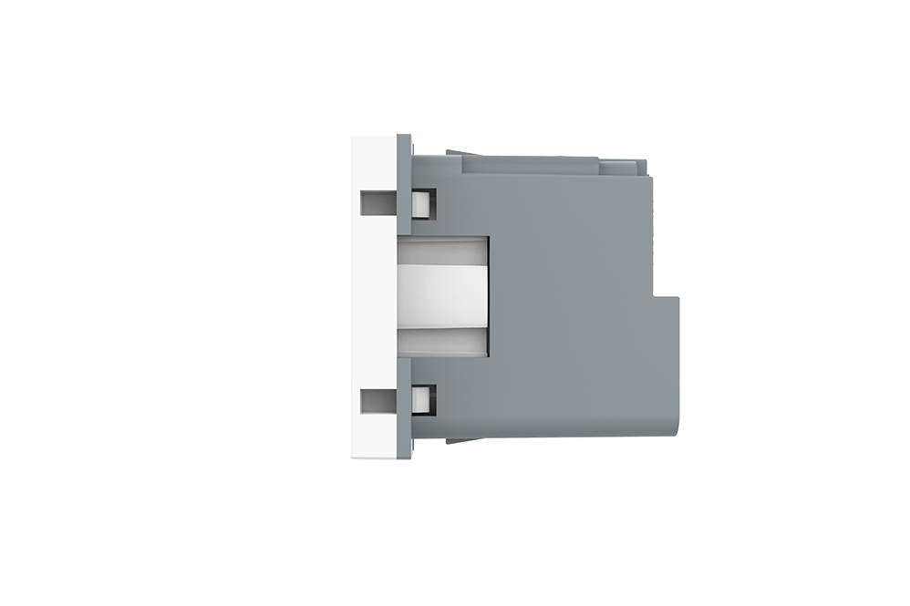 LIVOLO Modul EC Steckdose für Glasrahmen in Weiß