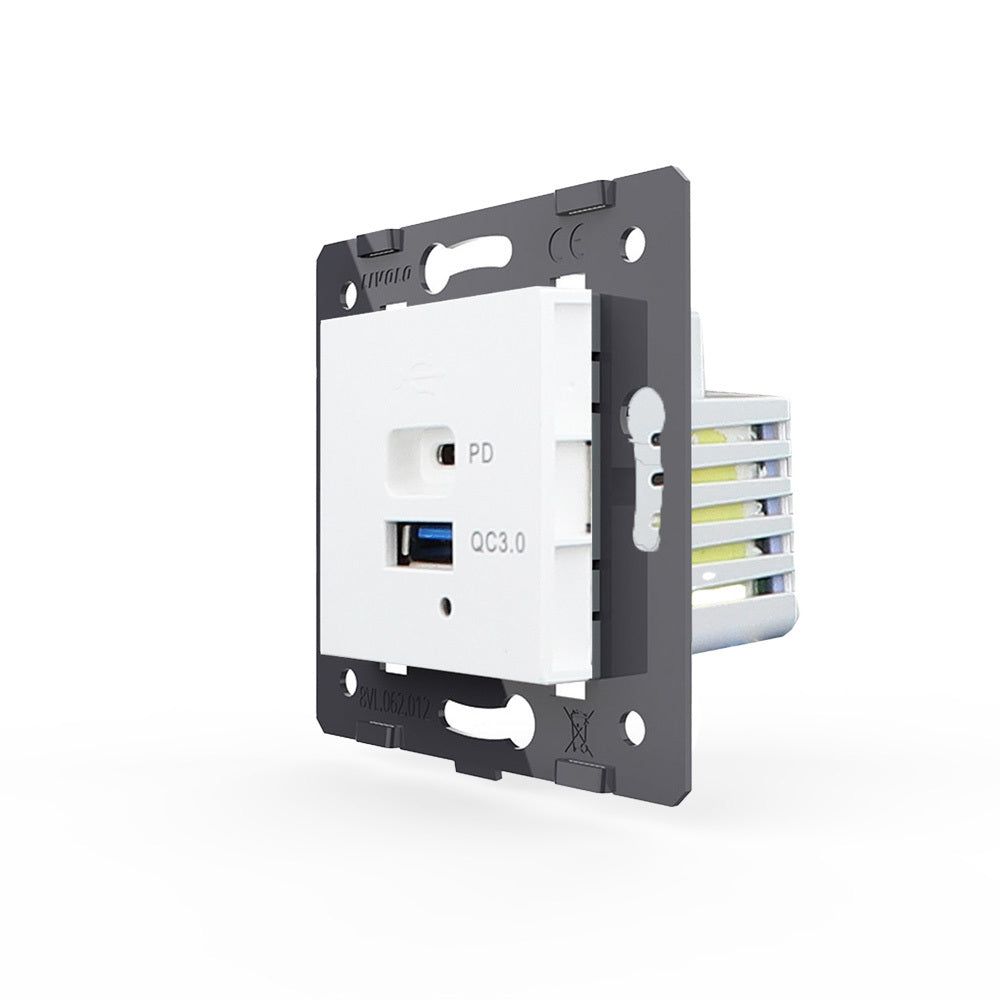 LIVOLO USB-C Schnellladegerät 65W VL-USB-AC-65-11 Weiß