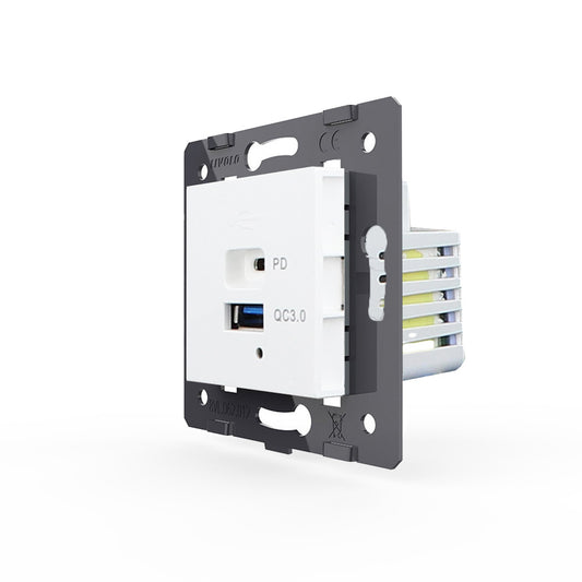 LIVOLO USB-C Schnellladegerät 65W VL-USB-AC-65-11 Weiß