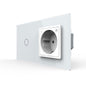LIVOLO Touch EC Wechseldimmer + Steckdose Weiß