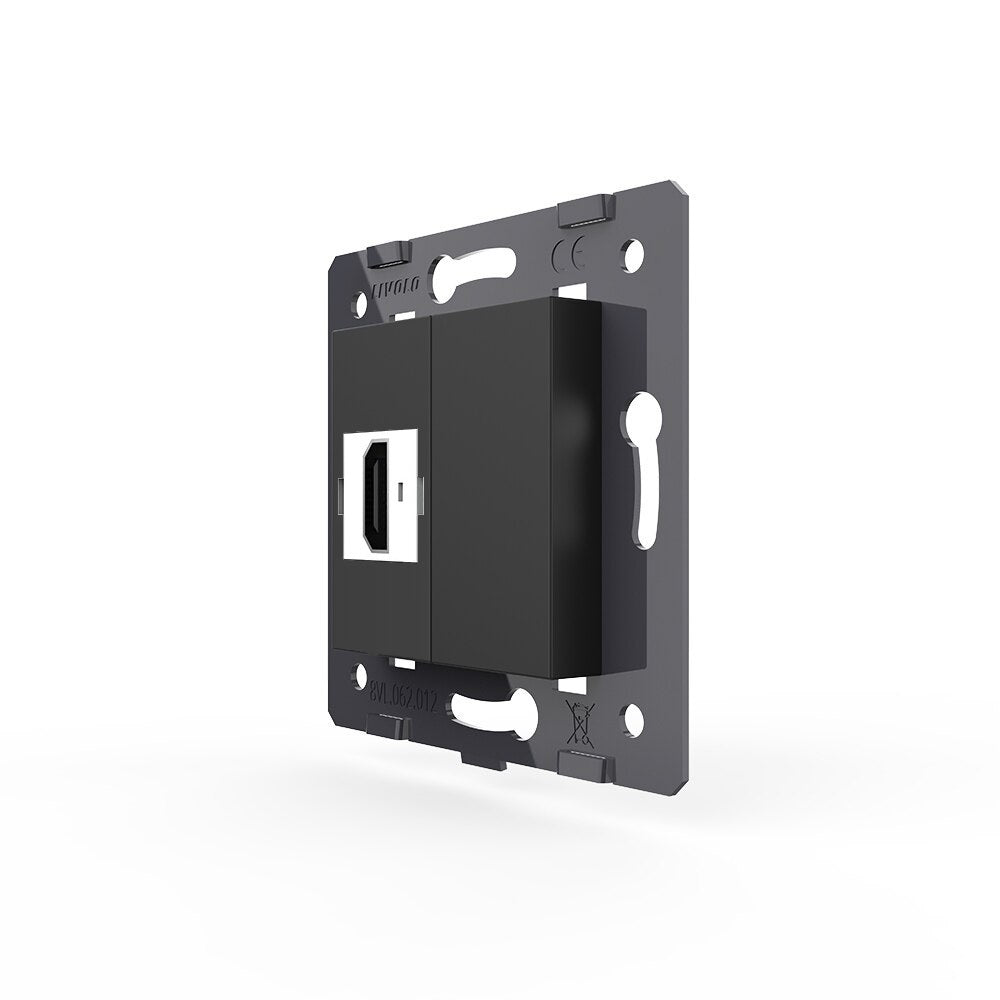 Livolo HDMI-Modul als End-Dose in Schwarz