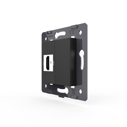Livolo HDMI-Modul als End-Dose in Schwarz