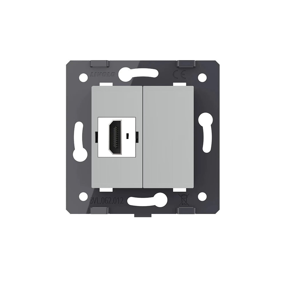 Livolo einfaches, graues HDMI-Modul