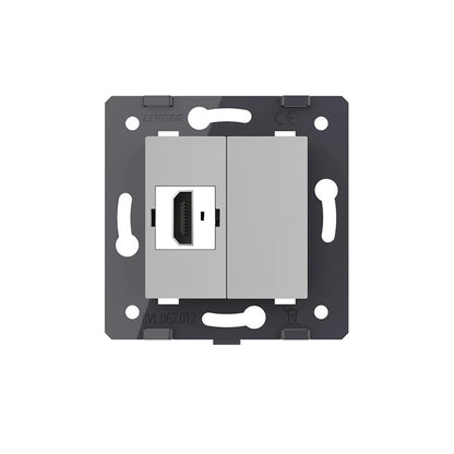 Livolo einfaches, graues HDMI-Modul