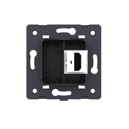 Livolo HDMI-Modul als End-Dose in Schwarz