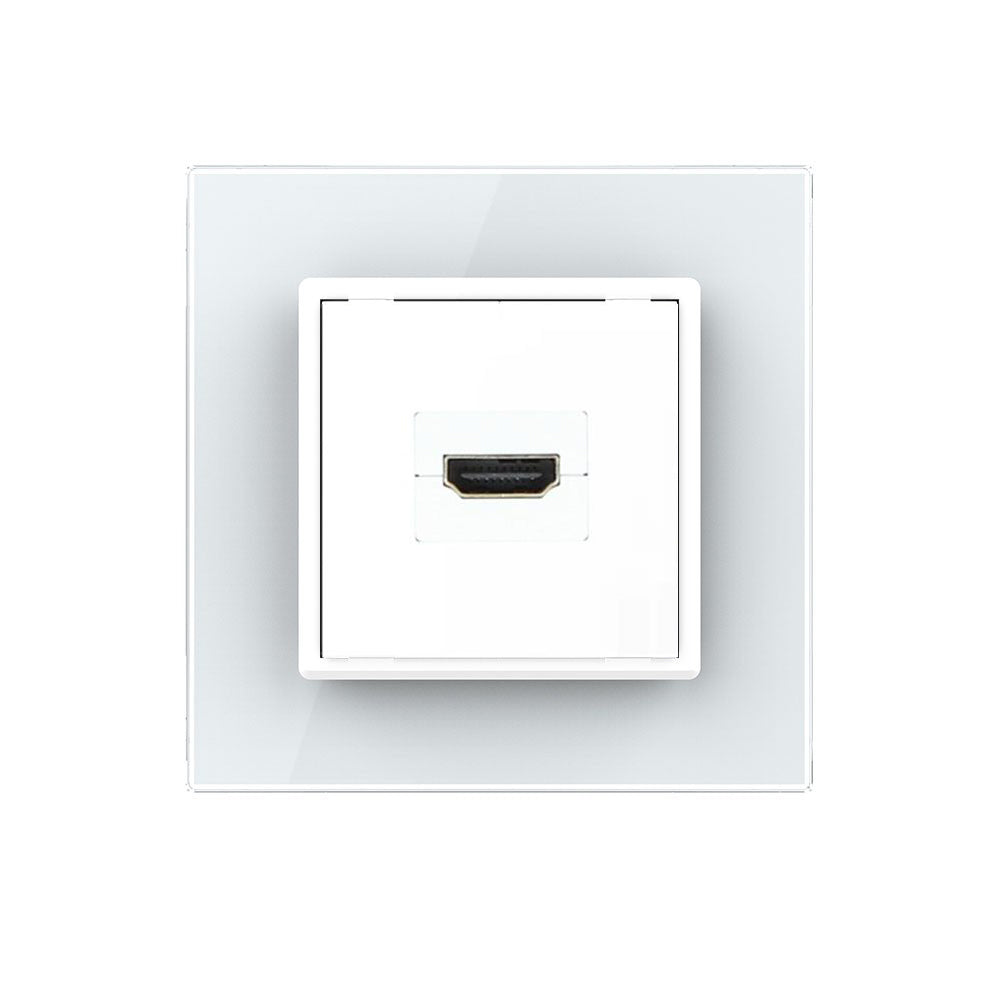 Livolo einfaches, weißes HDMI Modul 90° Winkel