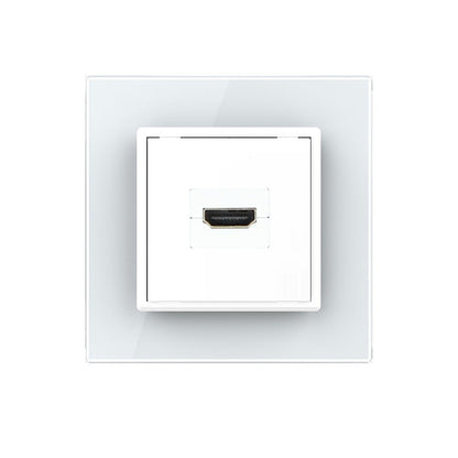 Livolo einfaches, weißes HDMI Modul 90° Winkel