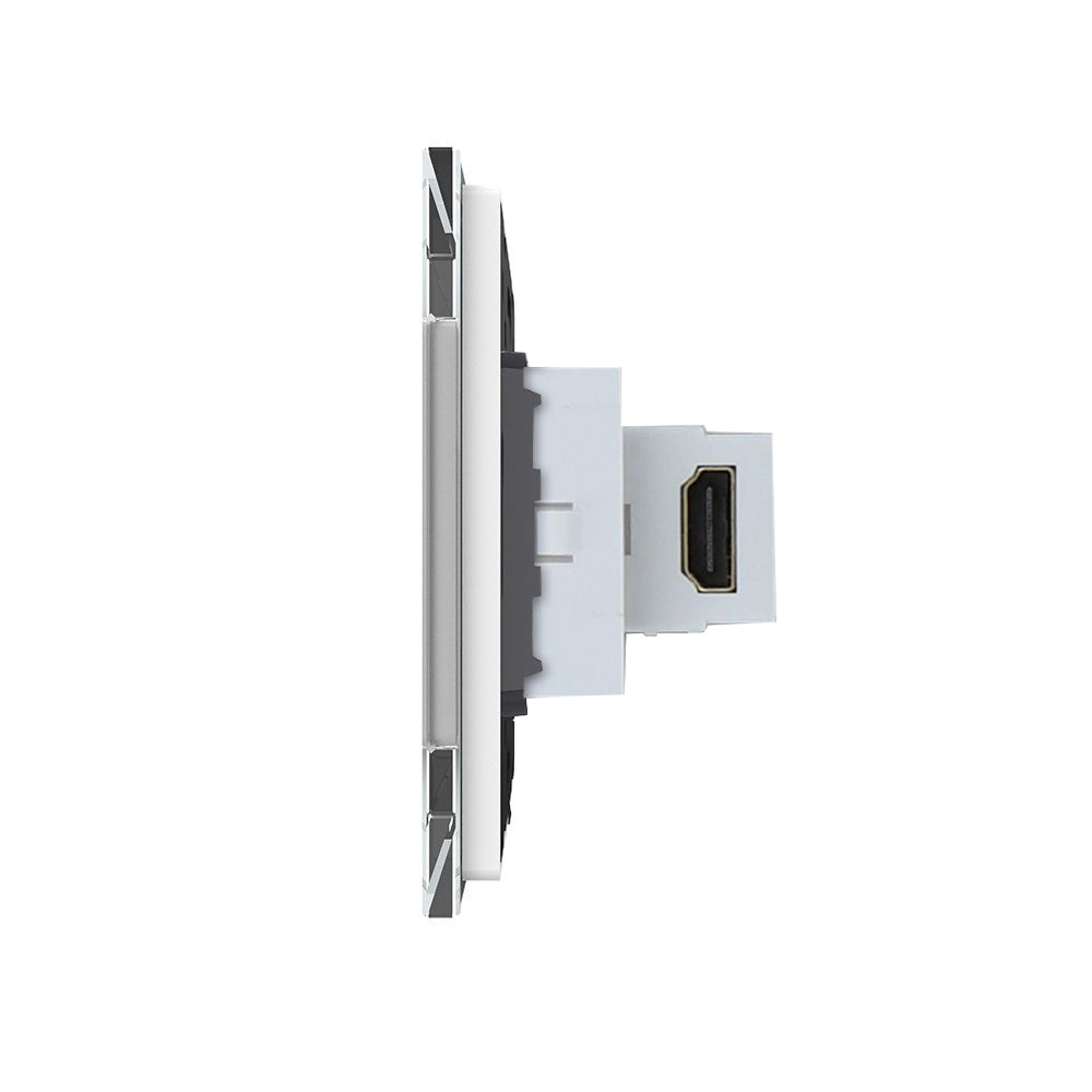 Livolo einfaches, weißes HDMI Modul 90° Winkel