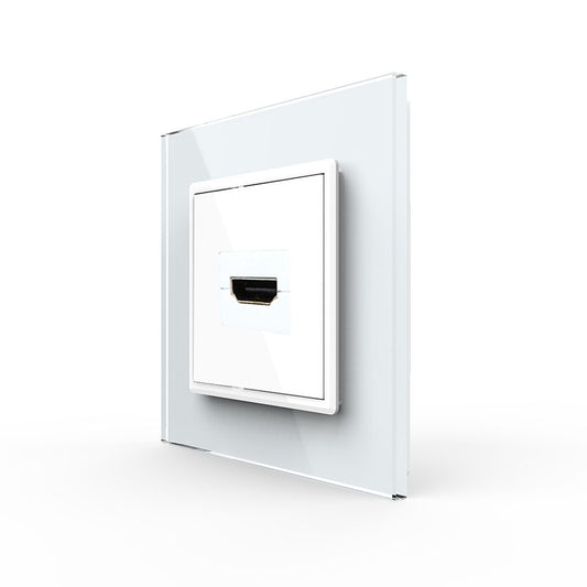 Livolo einfaches, weißes HDMI Modul 90° Winkel