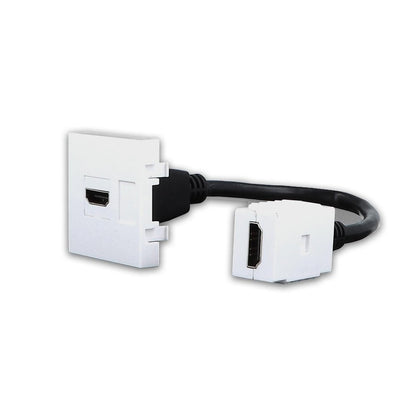 LIVOLO Einbau HDMI Kupplung mit flexiblen Kabel Unterputzmontage