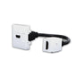 LIVOLO Einbau HDMI Kupplung mit flexiblen Kabel Unterputzmontage