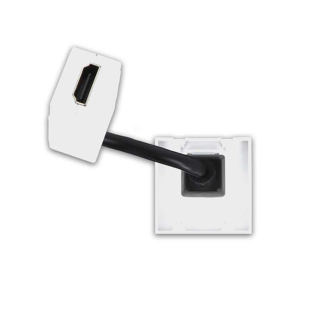 LIVOLO Einbau HDMI Kupplung mit flexiblen Kabel Unterputzmontage