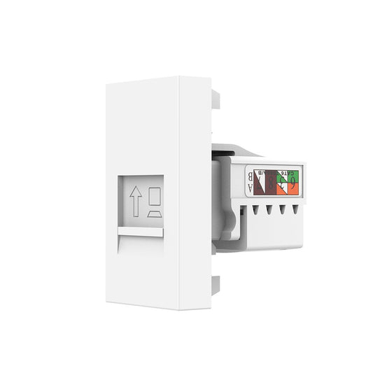 Livolo halbes LAN-Modul in weiß
